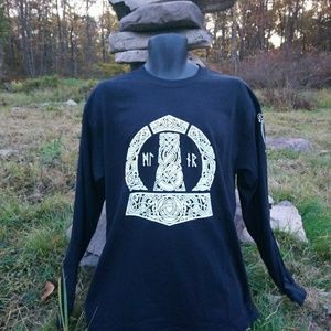 Thor's hammer long sleeve tee